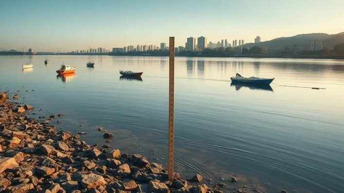 Após o pico, Rio Piracicaba registra nova baixa e nível cai para menos de 90 cm; veja vídeo